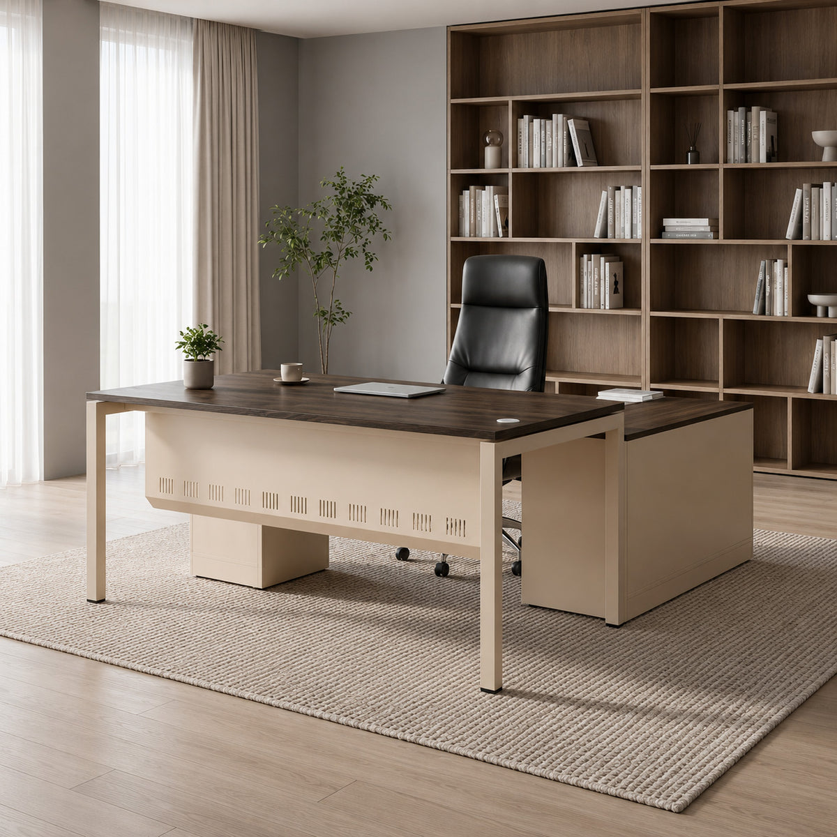 C Shape Office Table