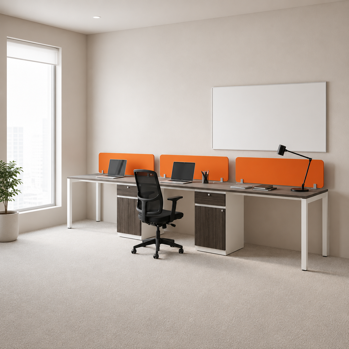 C Shape Office Workstation